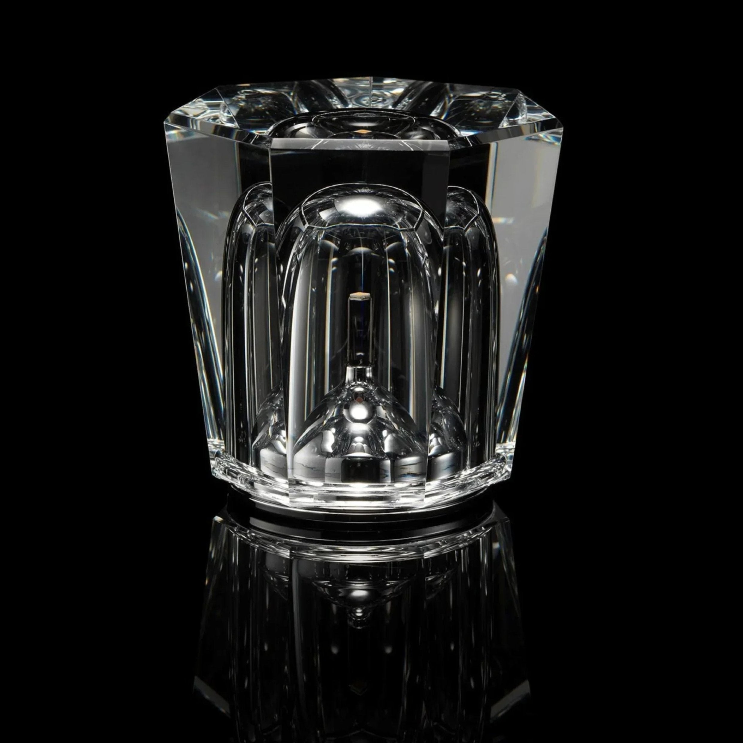 Lampada da Tavolo Ricaricabile in Cristallo e Diamante di Lusso – Lumière Diamant