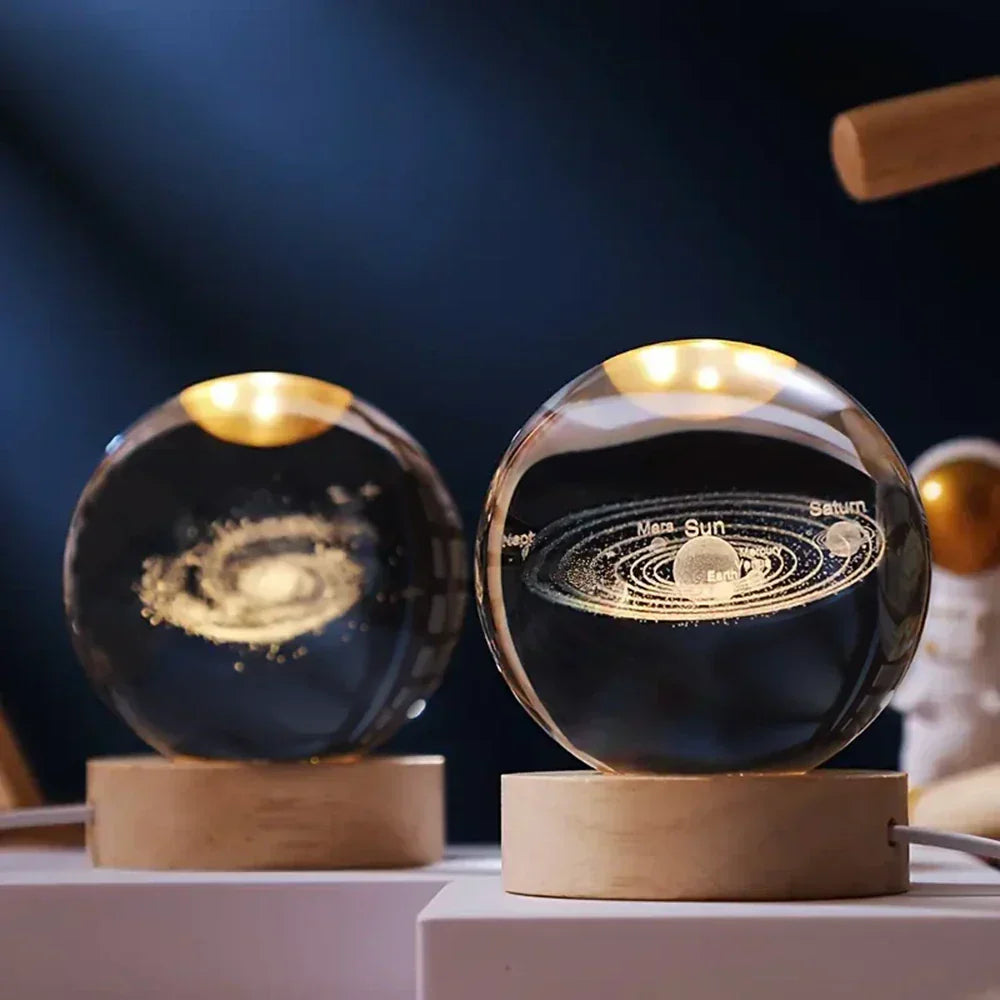 Sfera di Cristallo Incisa in 3D - Celestia