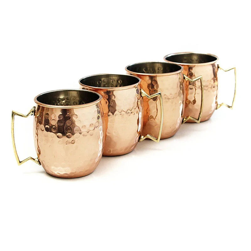Set di Mug in Rame Martellato - ChillCopper