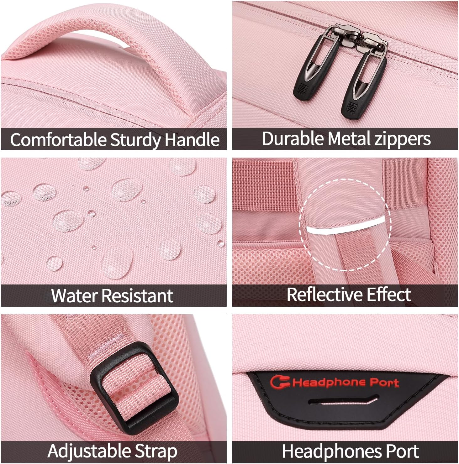 Zaino anti-furto per laptop Dunne con porta di ricarica USB