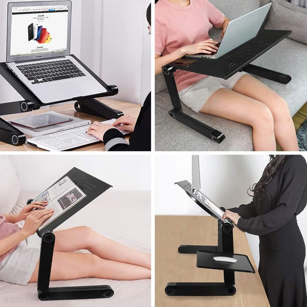 Supporto per Laptop Ergonomico Regolabile – Leggero e Multifunzionale