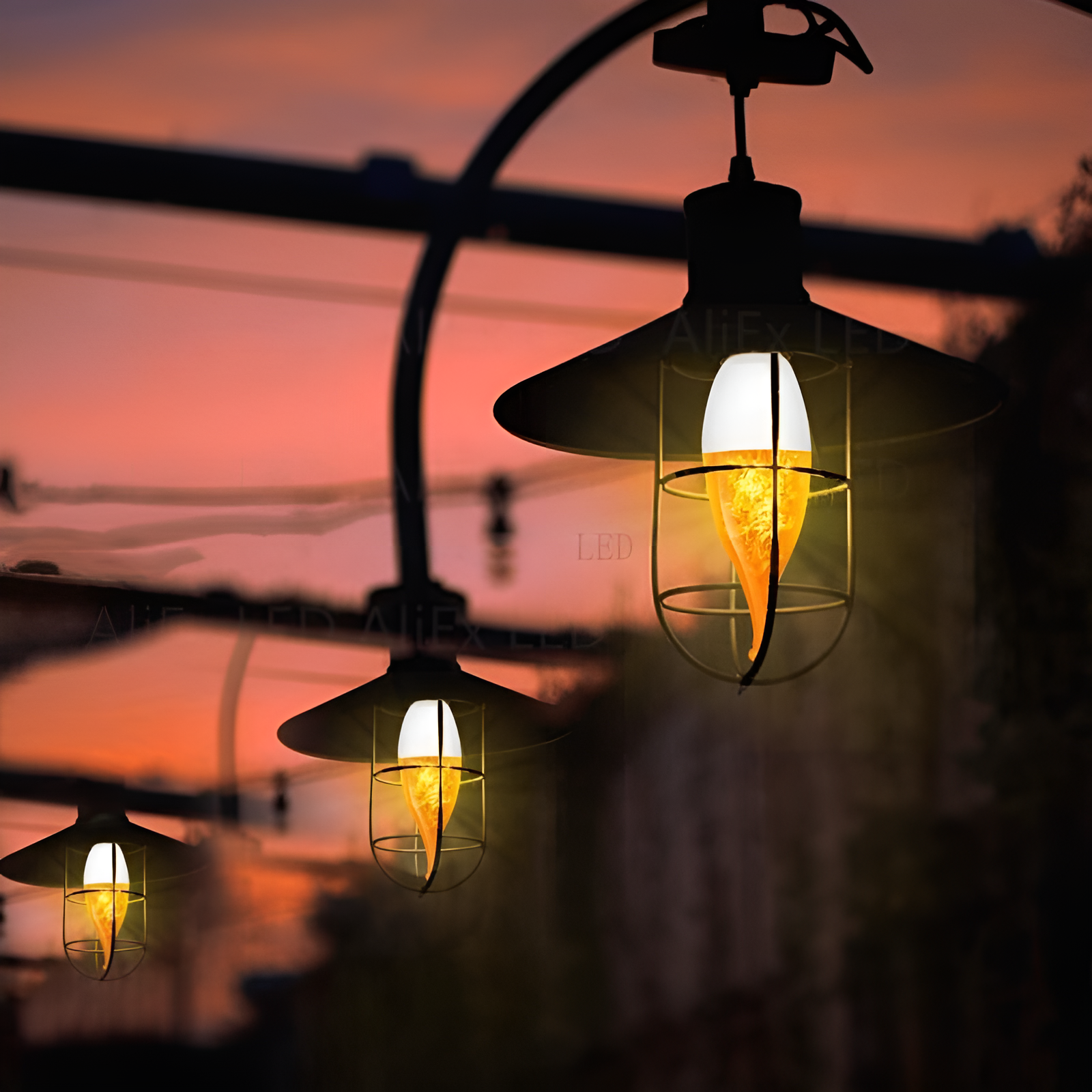 Lampada con Effetto Fiamma - Bulbo Simulato da 9W