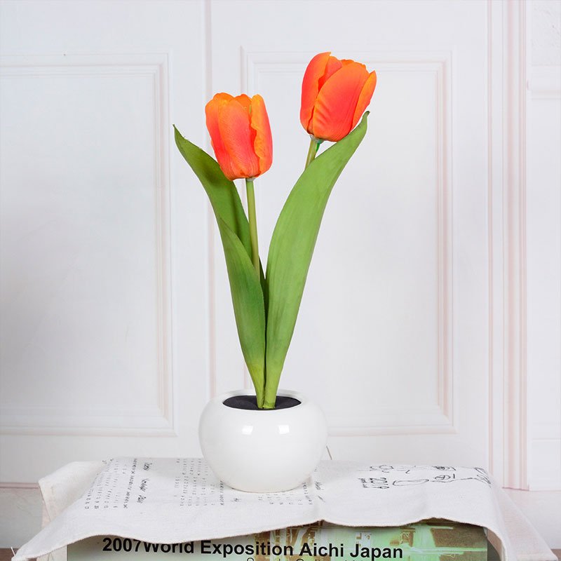 Lampada da Tavolo LED Decorativa a Forma di Tulipano – Florima