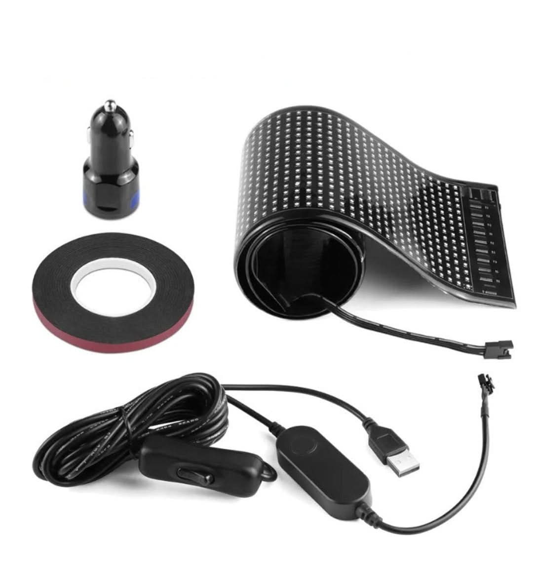 Display LED Personalizzabile per Auto – GlowSign