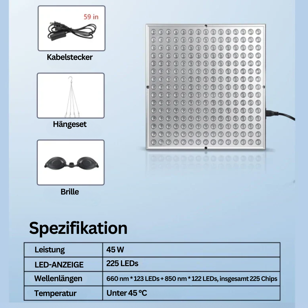 Pannello Infrarossi - GlowTherapy