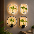 Vase mural LED avec lumière | Lumière pour vase