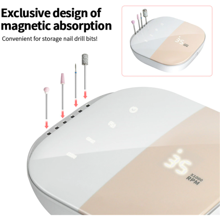 Lima Elettrica Professionale per Unghie – Potente e Precisa per Manicure e Pedicure