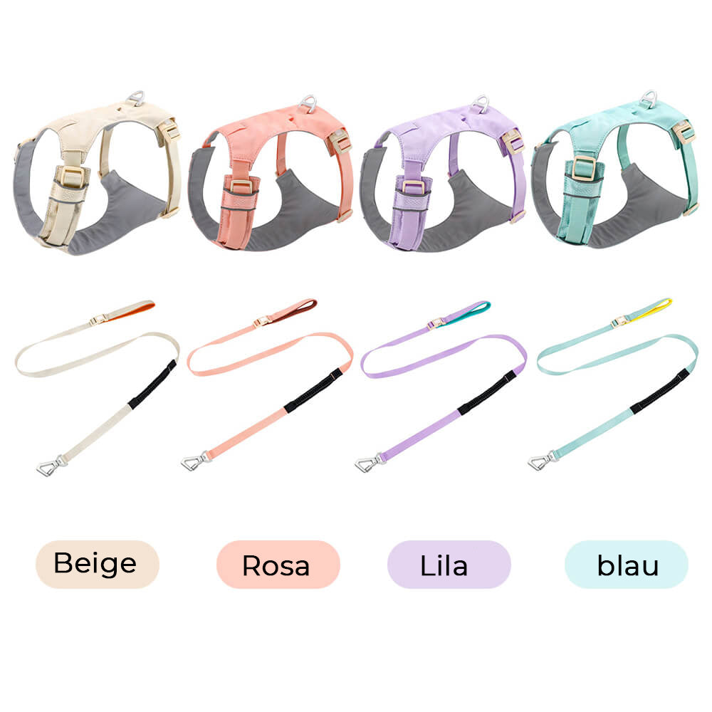 Imbracatura Antisgancio per Cani con Guinzaglio Multifunzionale - AquaCool