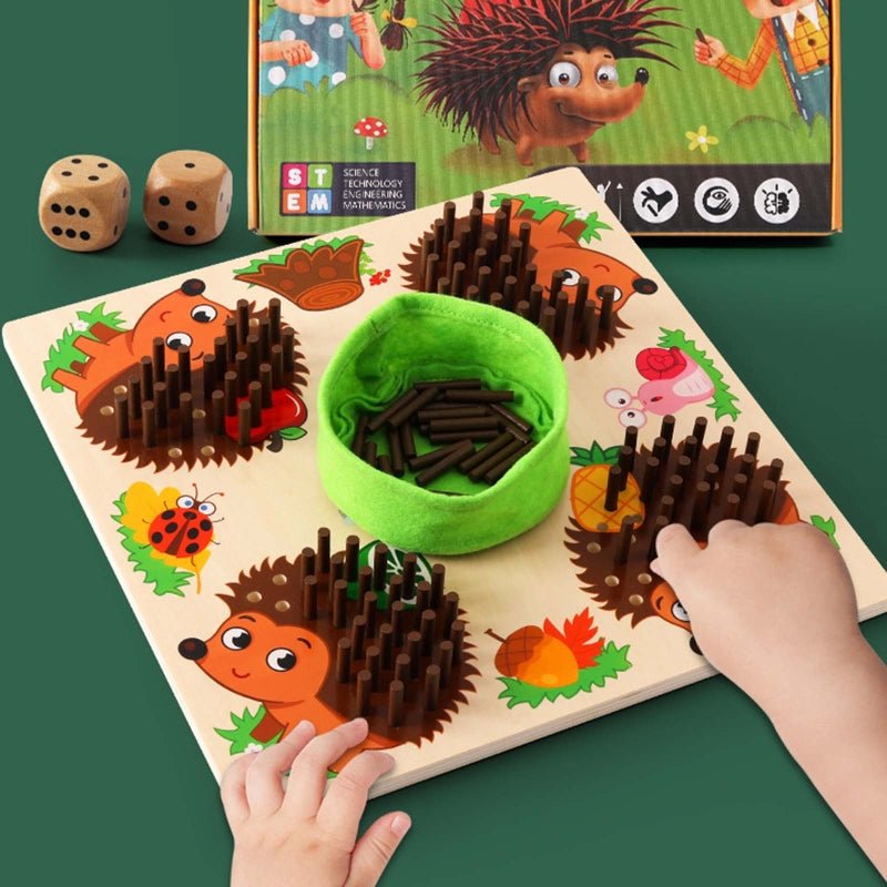 Gioco Montessori di Contare e Sensoriale per Bambini - CountWithSpikes