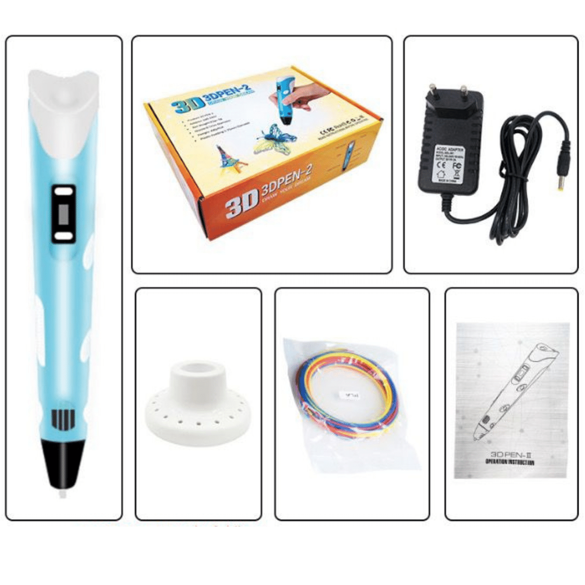 Penna 3D | Scrittura Creativa e Disegno - Leggera ed Ergonomica