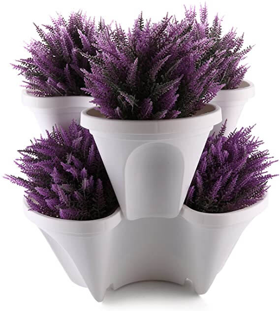 Vasi per Piante Impilabili Salva-Spazio - StrawberryStack