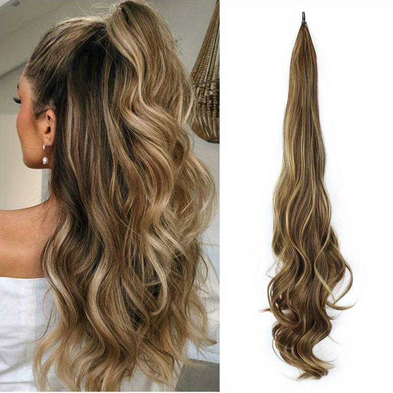 Codino Flessibile Avvolgente per Capelli Lunghi e Pieni - Selena
