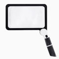 Loupe portable pleine page – grossissement 5X, loupe LED éclairée avec 3 modes, idéale pour lire des livres et pour les personnes âgées