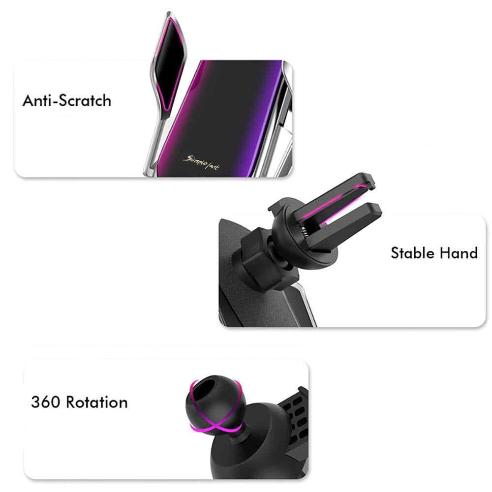 Supporto per Telefono Automatico con Caricatore Wireless – GripCharge