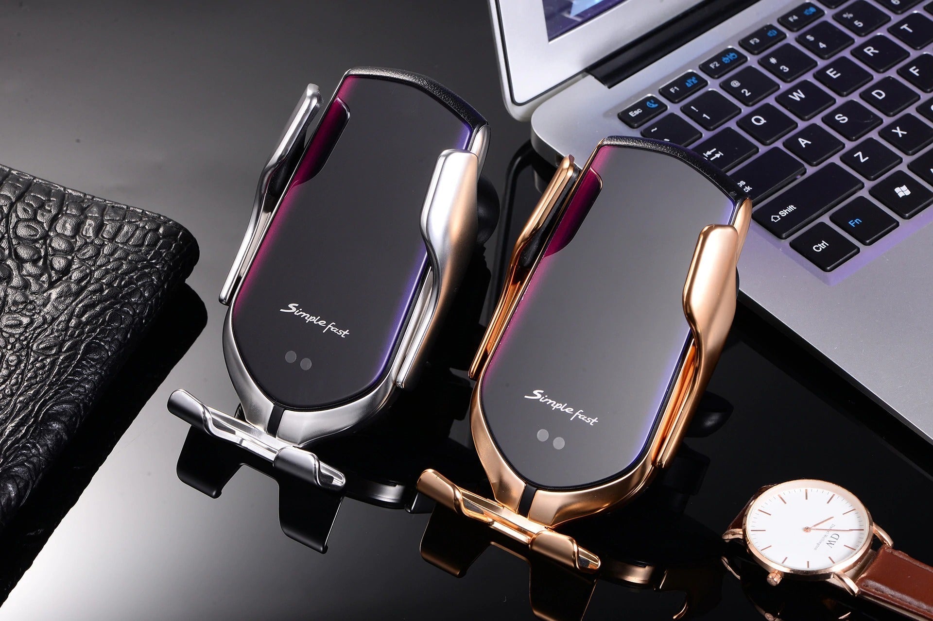 Supporto per Telefono Automatico con Caricatore Wireless – GripCharge