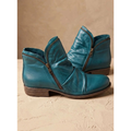 Edelgard | Bottines avec fermeture éclair latérale et design froncé