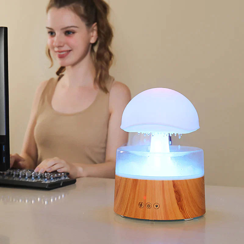 Umidificatore con Luce Notturna e Aromaterapia – AromaGlow