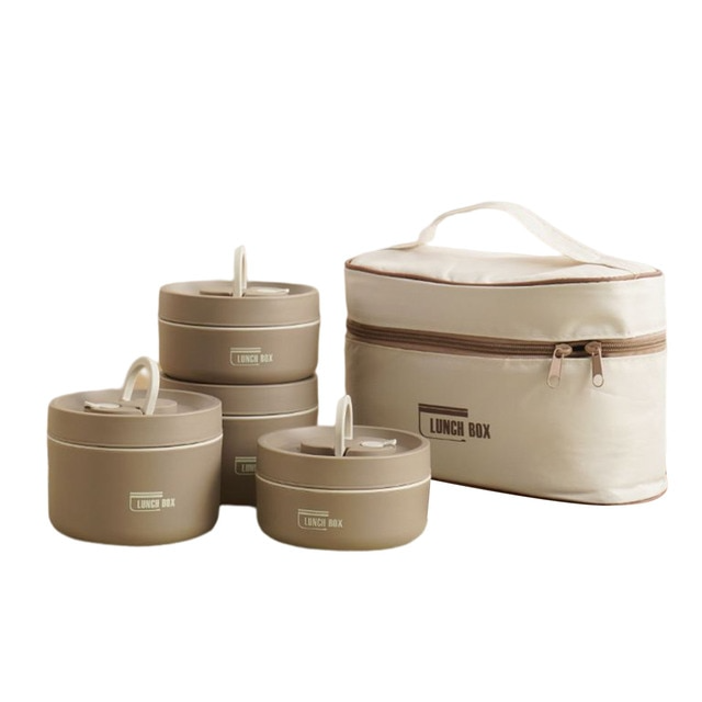 Lunchbox Isolato a Più Strati con Borsa da Trasporto GRATUITA - ThermoBox
