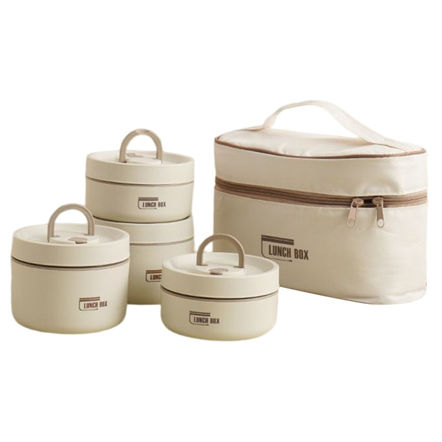 Lunchbox Isolato a Più Strati con Borsa da Trasporto GRATUITA - ThermoBox