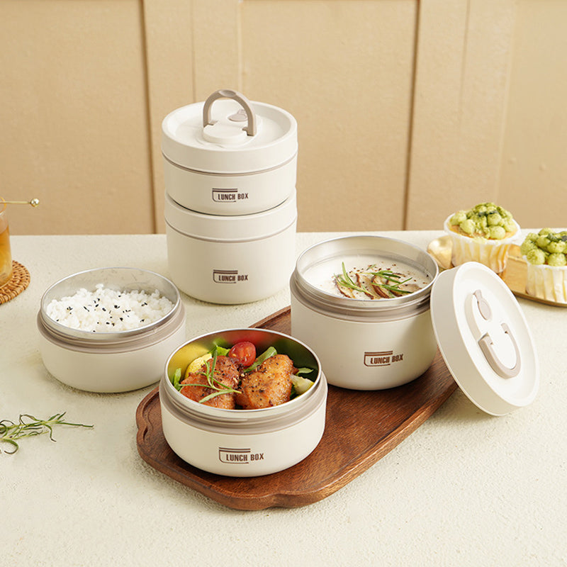 Lunchbox Isolato a Più Strati con Borsa da Trasporto GRATUITA - ThermoBox