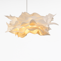 Lampadari in carta bianca design fiore