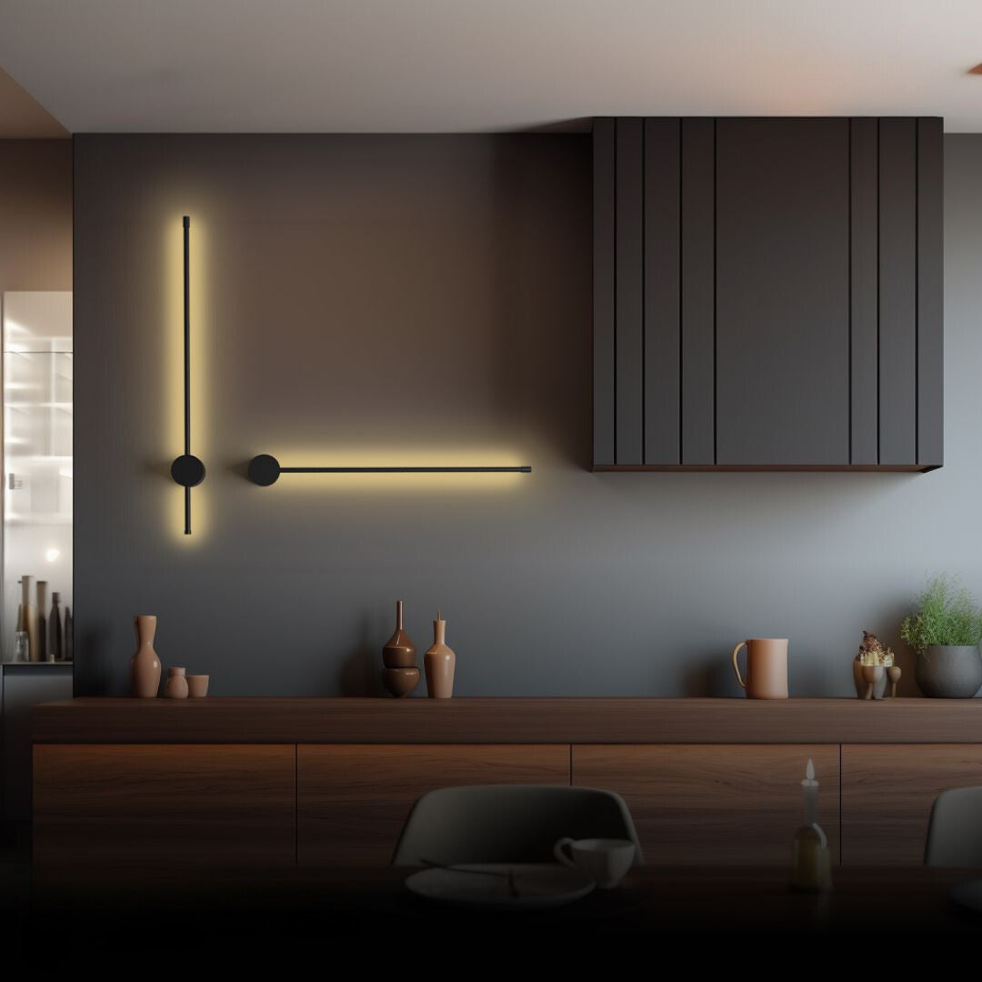 Lampada da Parete Dimmerabile | Telecomando | Alluminio di Lusso
