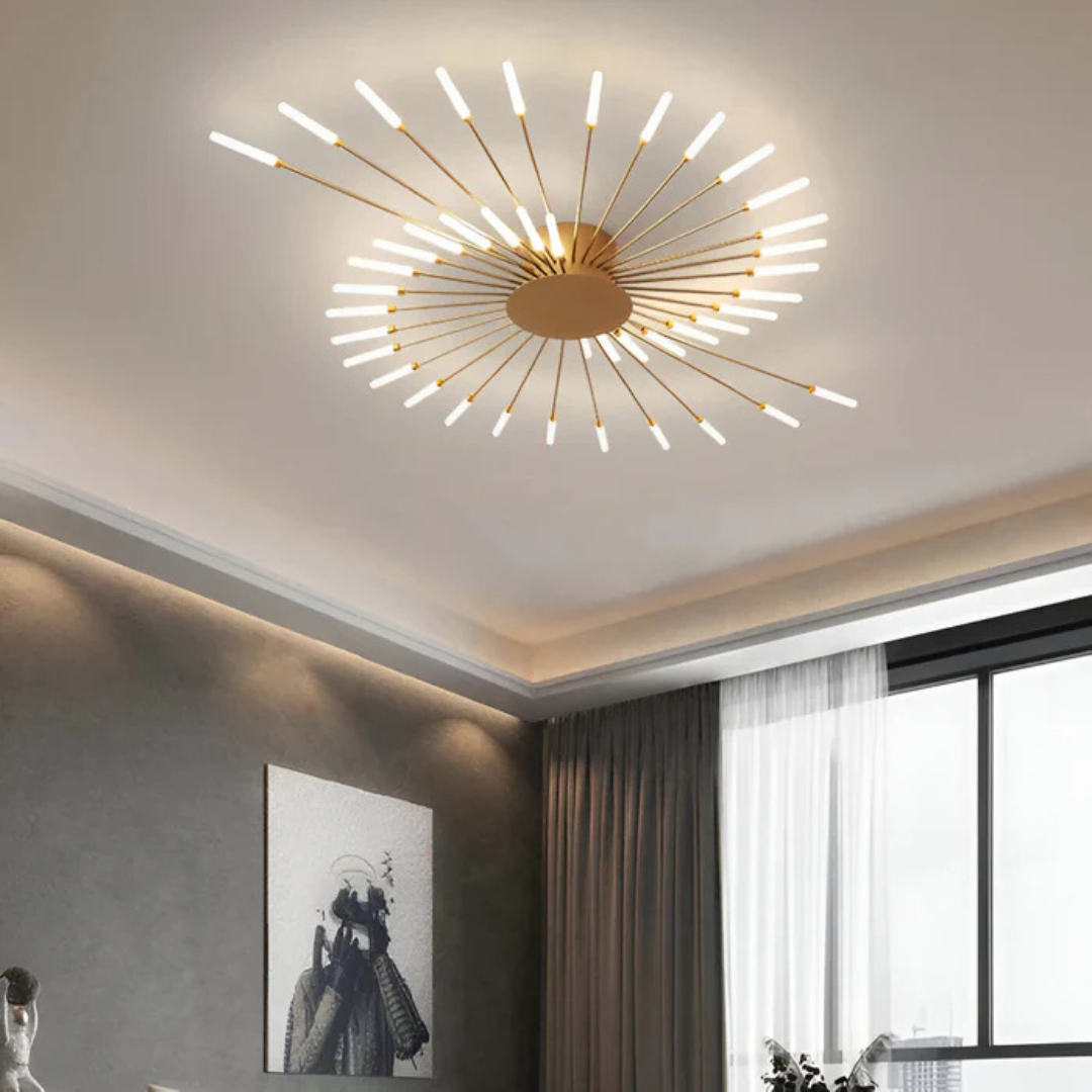Lampada da soffitto LED di lusso - Elegante plafoniera | Illuminazione per soggiorno