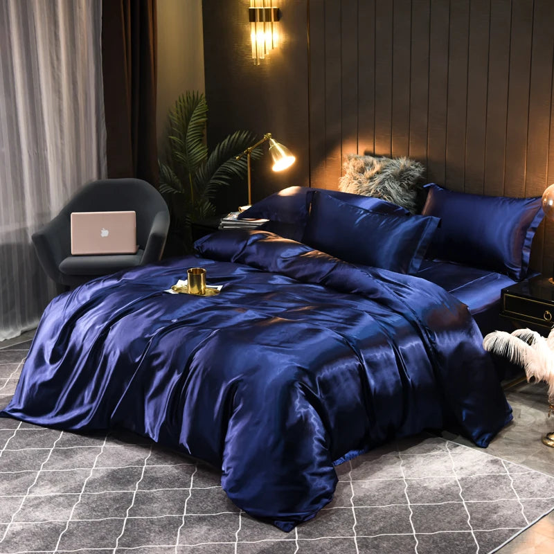 Set di Biancheria da Letto in Raso Lussuoso - Morbido come la Seta | Comfort Estremo