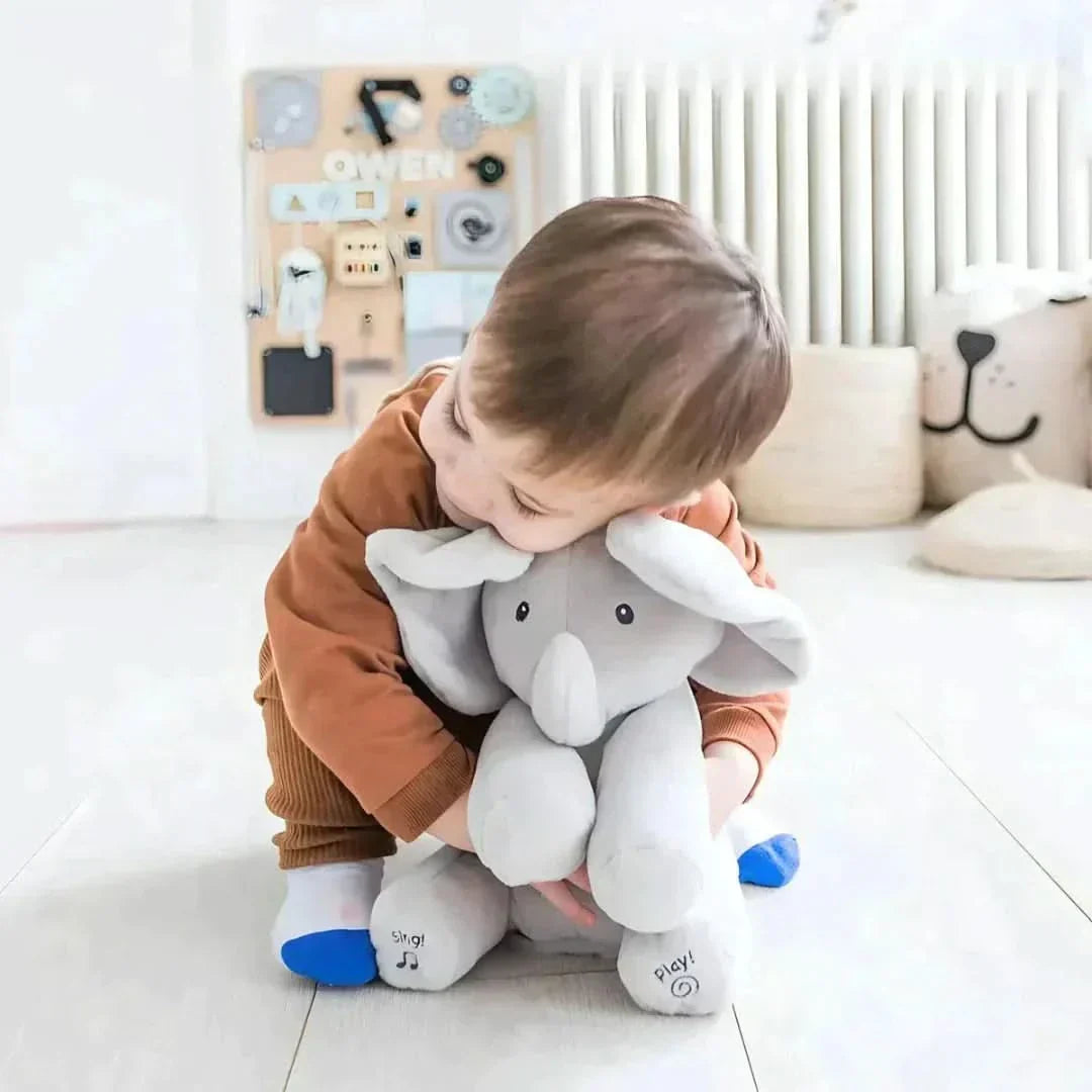 Elefante Baby Interattivo con Funzione Gioco e Linguaggio per Bambini
