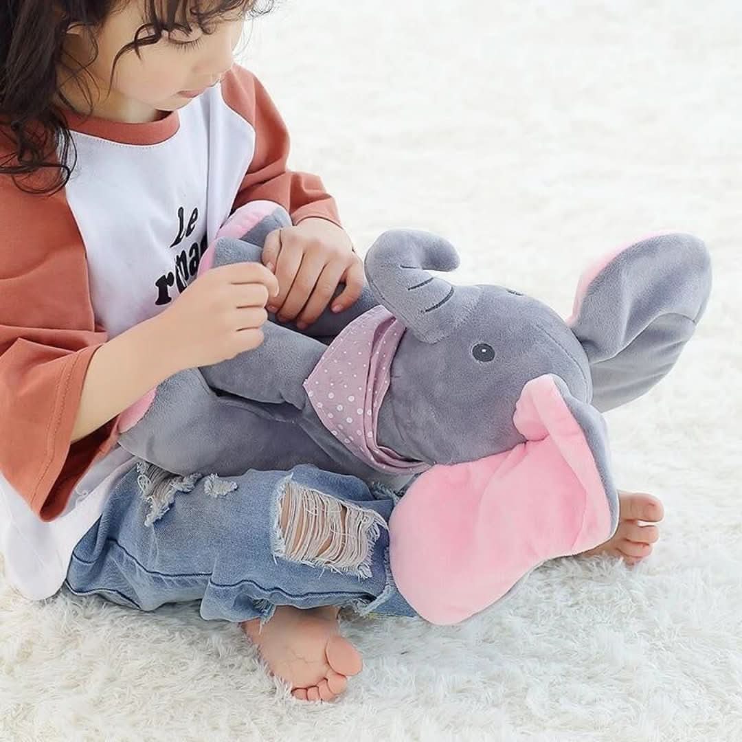 Elefante Baby Interattivo con Funzione Gioco e Linguaggio per Bambini