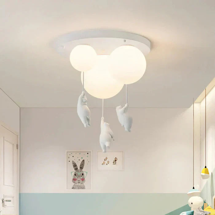 Lampada da soffitto per bambini con Orso e Pallone | CloudBear Fantasy
