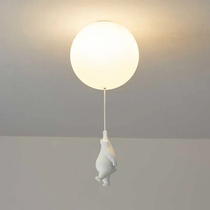 Lampada da soffitto per bambini con Orso e Pallone | CloudBear Fantasy