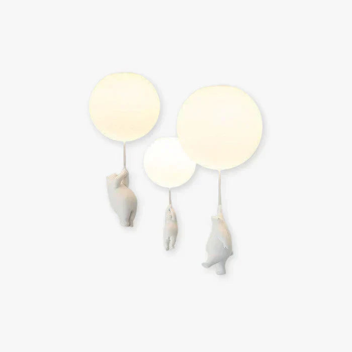 Lampada da soffitto per bambini con Orso e Pallone | CloudBear Fantasy