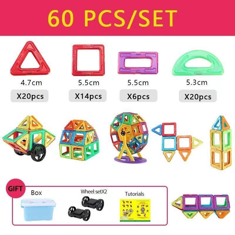 Giocattolo da Costruzione Magnetico - Sviluppa la Creatività | Blocchi Magnetici