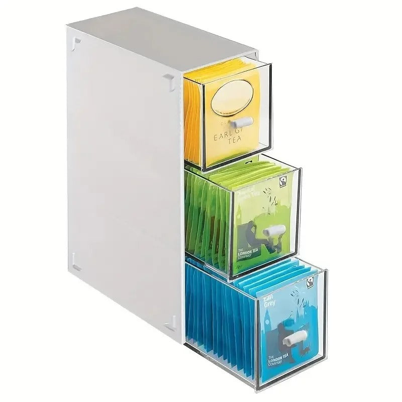 Organizzatore per Tè e Cucina con Cassetto - Livvy