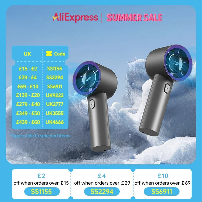 Ventilatore Mini Portatile a Mano