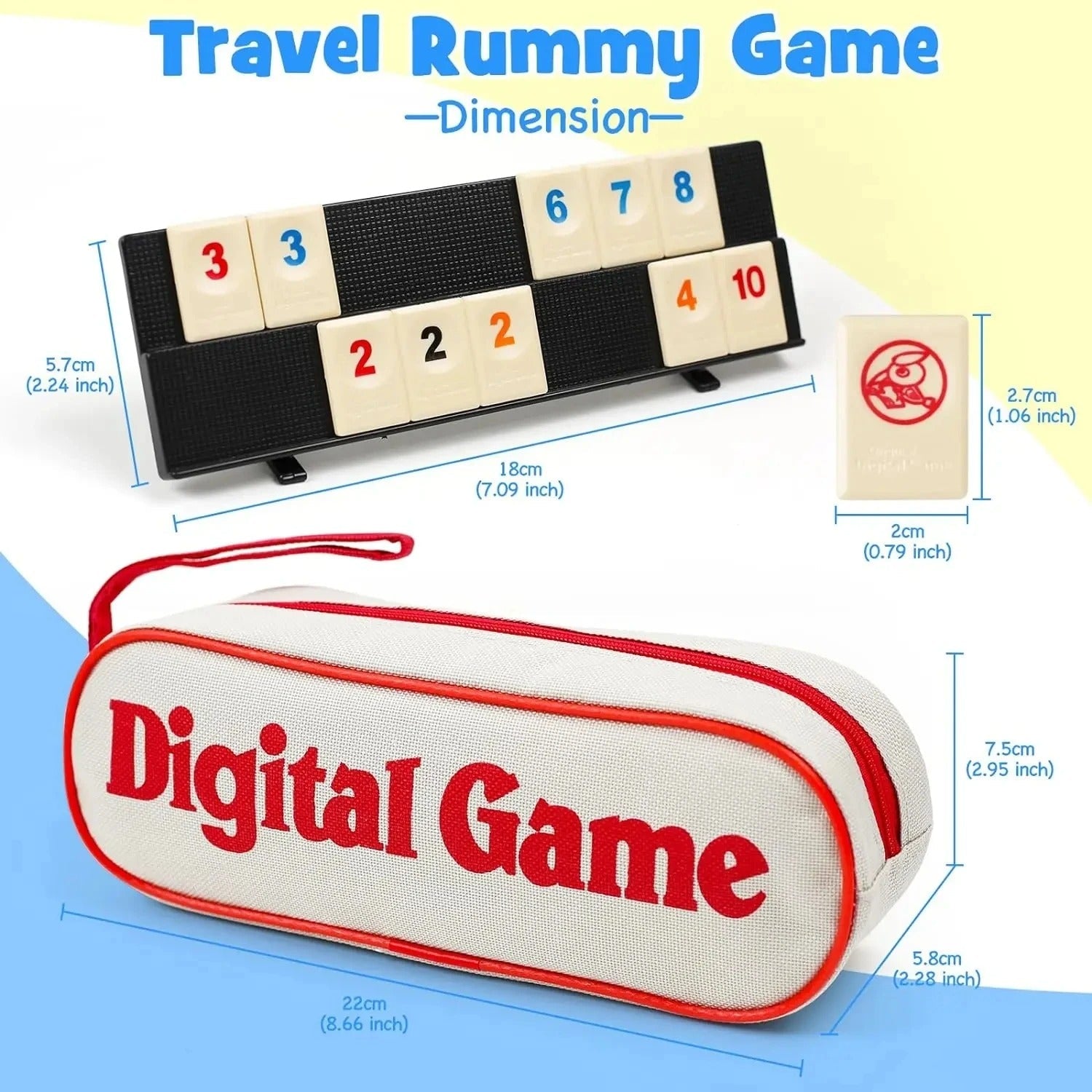Rummikub Versione da Viaggio - Compatta e Ideale