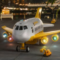 Colorful Airplane of the Bright Skies - Interactive Toy for Young Pilots