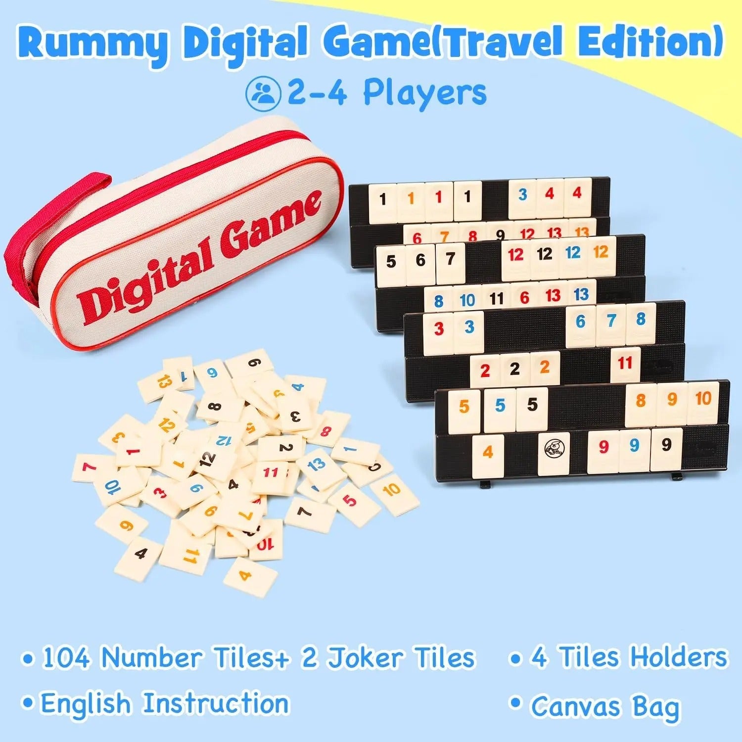 Rummikub Versione da Viaggio - Compatta e Ideale
