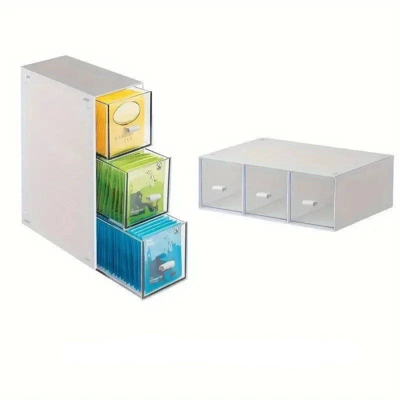 Organizzatore per Tè e Cucina con Cassetto - Livvy