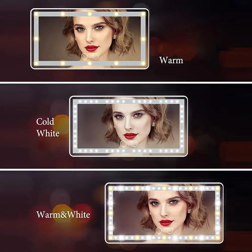 Specchio da trucco LED per auto – GlimVue