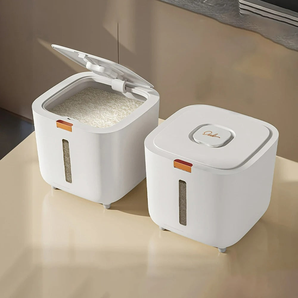 Dispenser Ermetico per Cereali con Coperchio (5–10 kg) - GranoBox