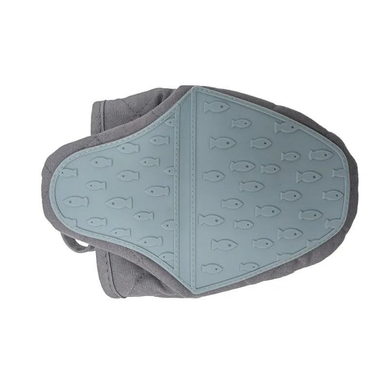 Guanto da Forno in Silicone a Forma di Pesce & Utensile da Cucina Multifunzionale - Finley