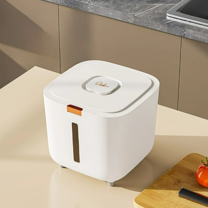 Dispenser Ermetico per Cereali con Coperchio (5–10 kg) - GranoBox