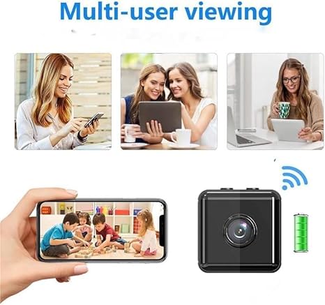 Mini Telecamera di Sicurezza WiFi Wireless 1080P - Controllo App Interno/Esterna
