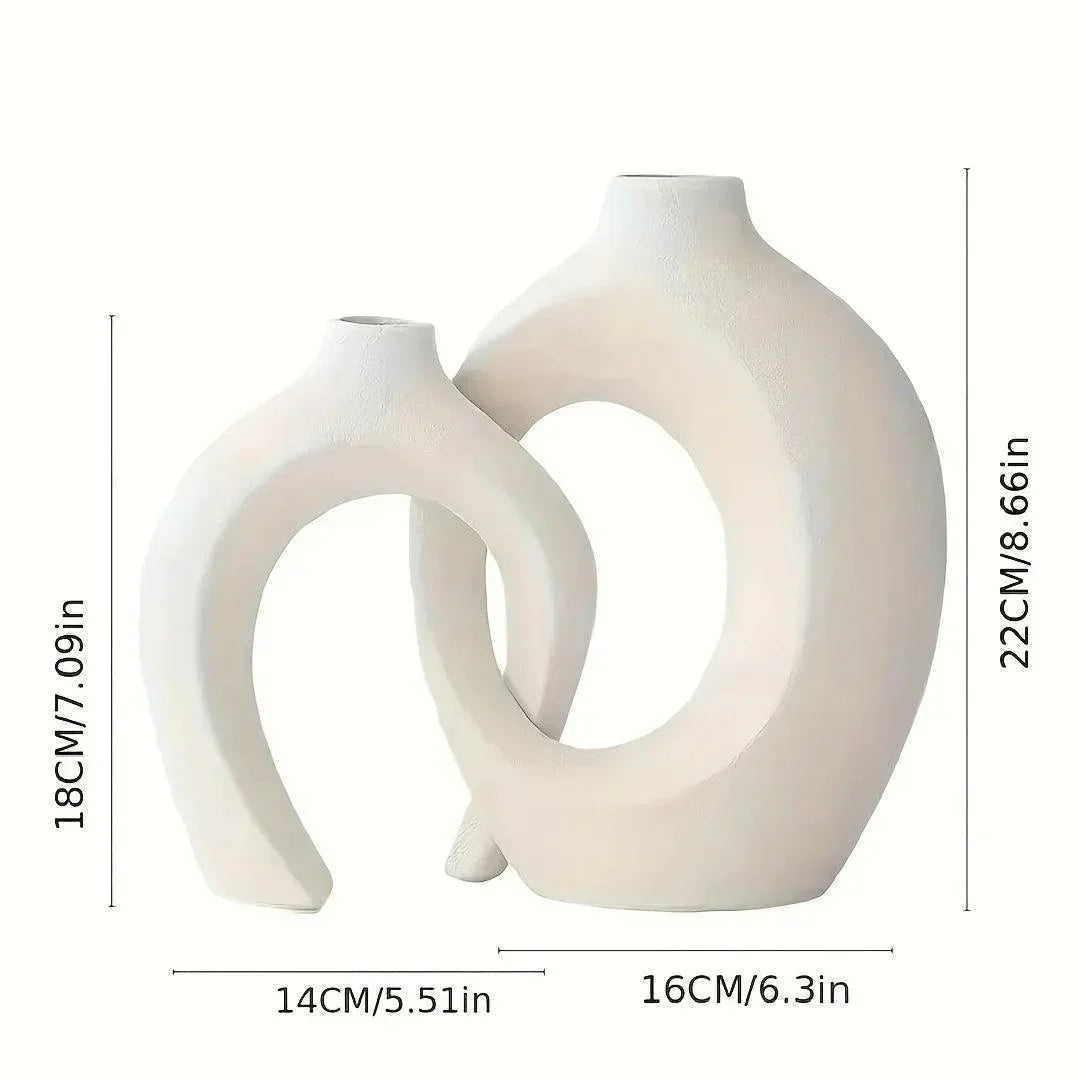 ScandiVase - Set di Vasi in Ceramica Minimalista