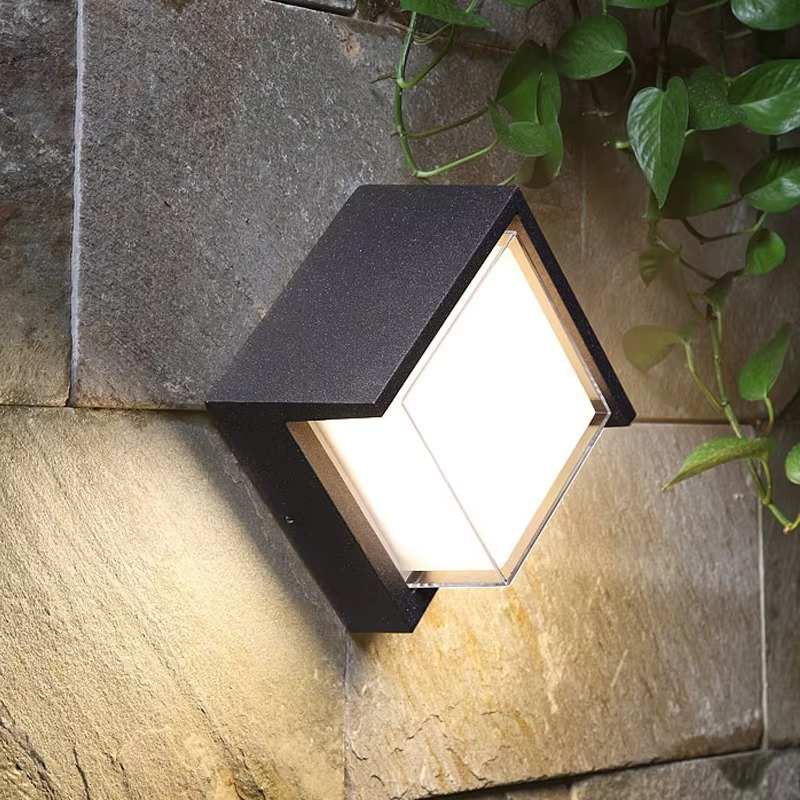 Lampada da Parete Esterna con Sensore di Movimento – Design Moderno