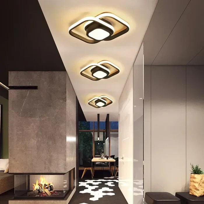 Lampada da soffitto LED moderna - Design a risparmio energetico | 24 cm