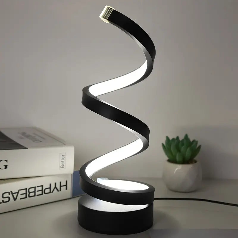 TwistLight - Lampada da Tavolo LED Moderna Design a Spirale