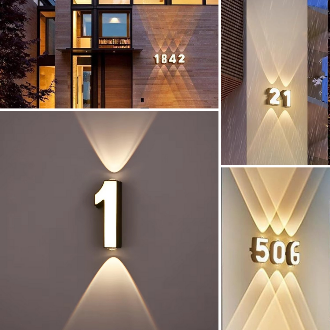 IllumiHouse LED Numeri Civici - Illumina Il Tuo Stile Casa